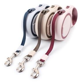 Two-color retractable traction rope